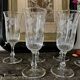 Series of 6 champagne flutes