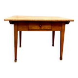 Rustic desk table in solid walnut XIX century