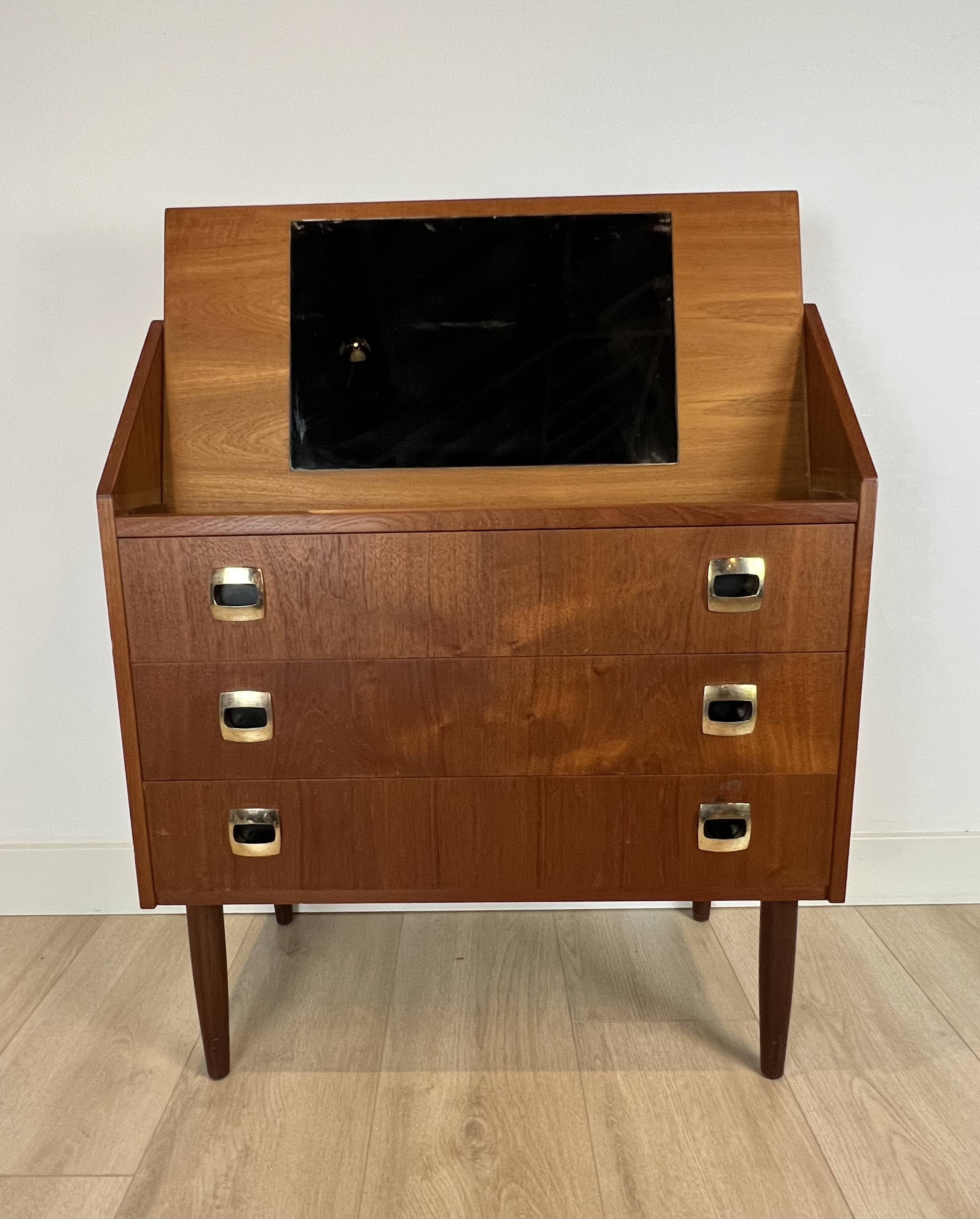 Danish secretaire or dressing table, 1960’s