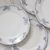 Set of 6 flat plates, Onnaing, Algéciras model