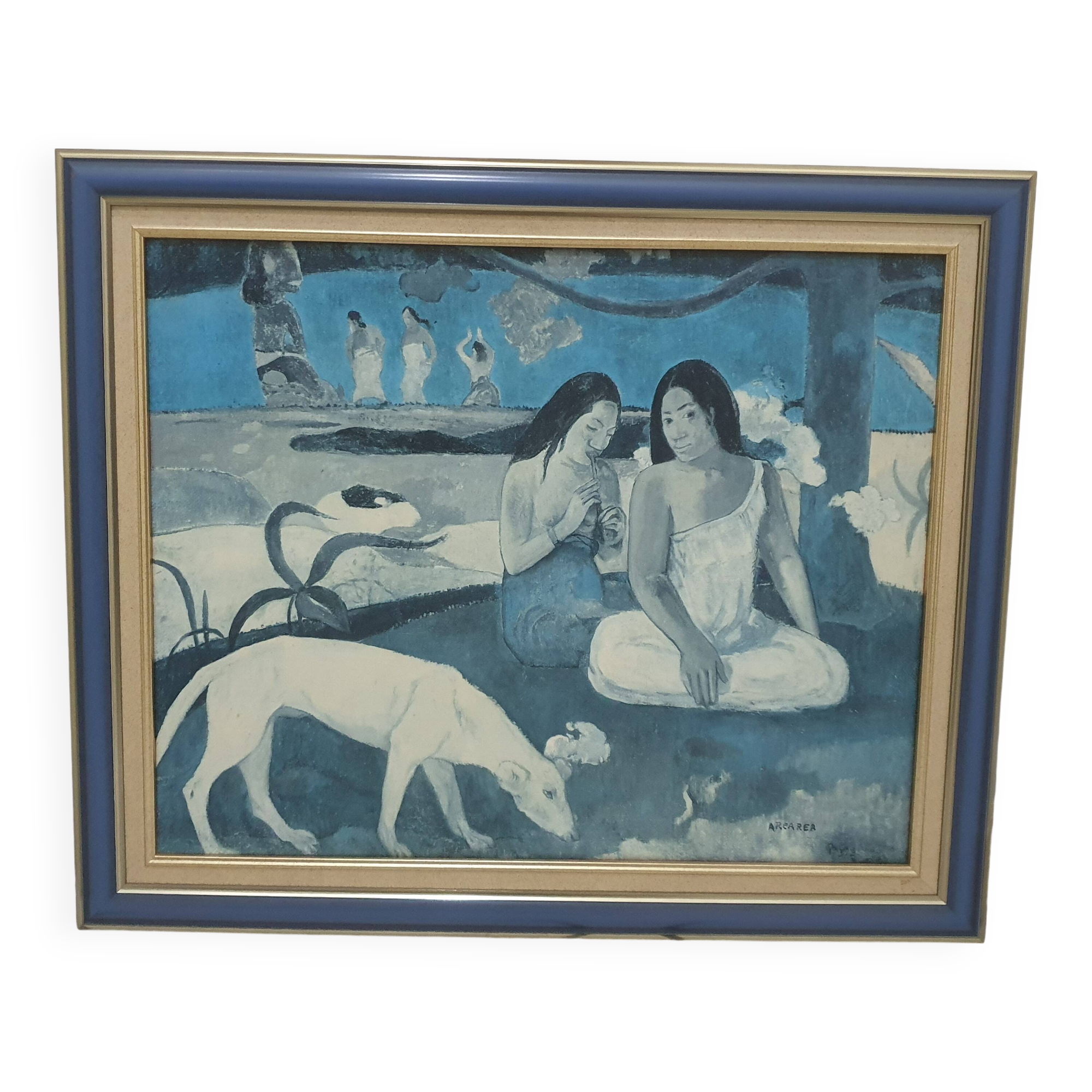 Painting AREAREA by Paul Gauguin authentic reproduction on canvas - publisher Hazan