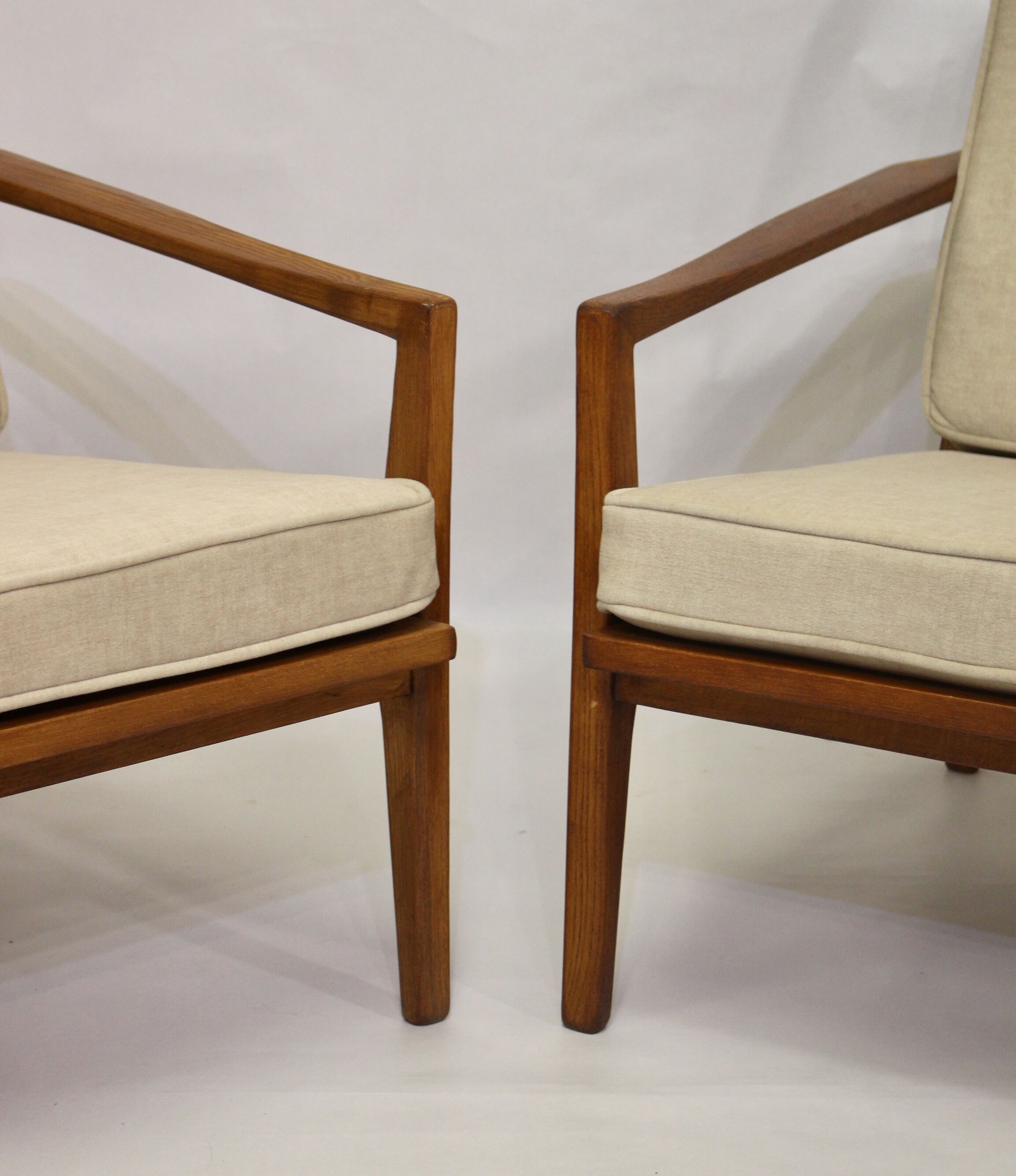 Pair of 60s Scandinavian style armchairs