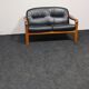 Vintage teak Danish design two seat sofa by Komfort Denmark