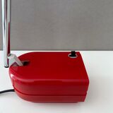 70's desk lamp, table lamp "Briloner Leuchte", telescopic lamp, travel lamp, vintage interior.