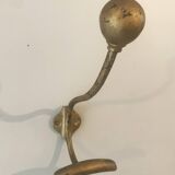 Paire de patères porte manteaux en laiton