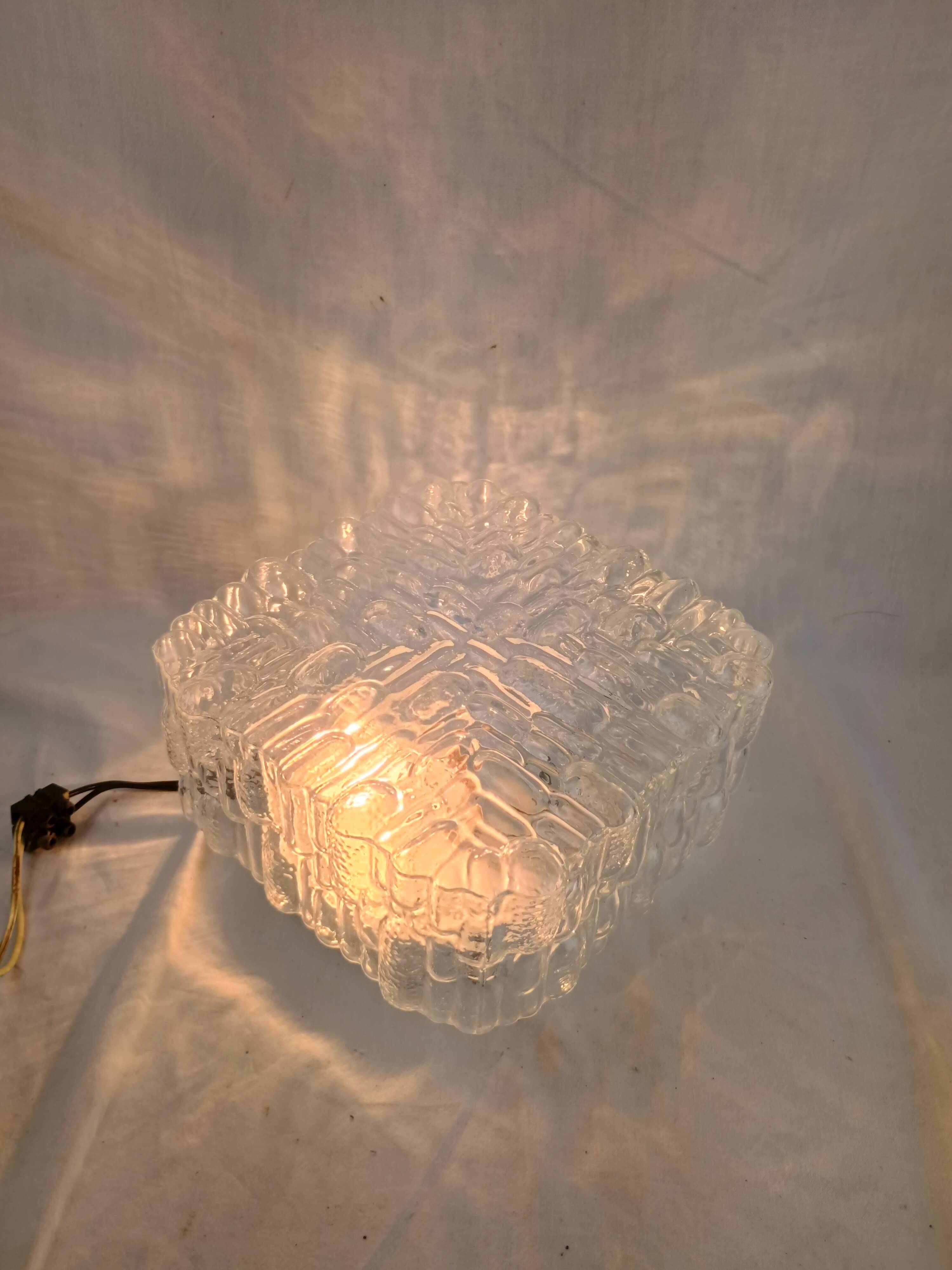 Vintage french ceiling light from the 1960s pat angem.