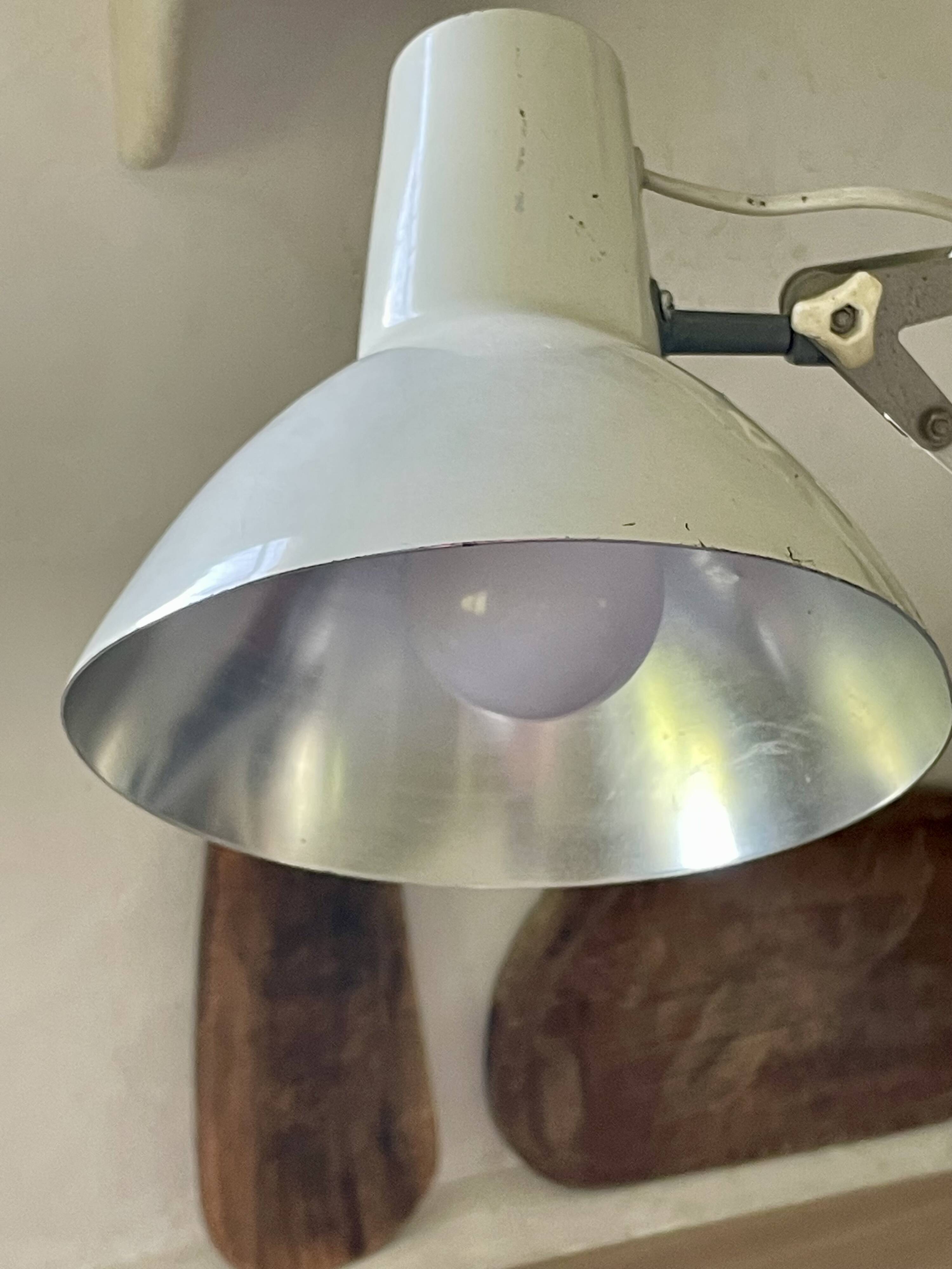 Lampe d’architecte Wechselstrom, lampe industrielle articulée RDA 70´s