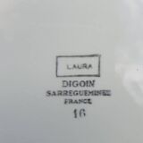 Suite of 7 dessert plates Digoin