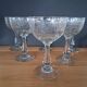 6 coupes  à champagne années 1900/1903 guilloches