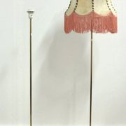 Pair of Bergboms floor lamps, G-024, brass, modern Scandinavian / mid-century style.
