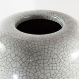 Ceramic floor vase cracked by Karlsruhe Germany, 1950s