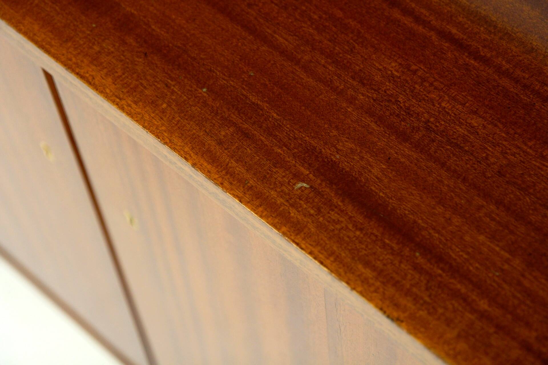 Scandinavian "double" mahogany cabinet, Sweden, 1960