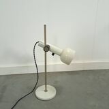 Wit metalen bureaulamp, tafellamp