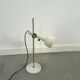 Wit metalen bureaulamp, tafellamp