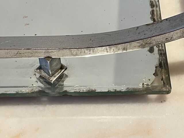 Modernist art deco plateau