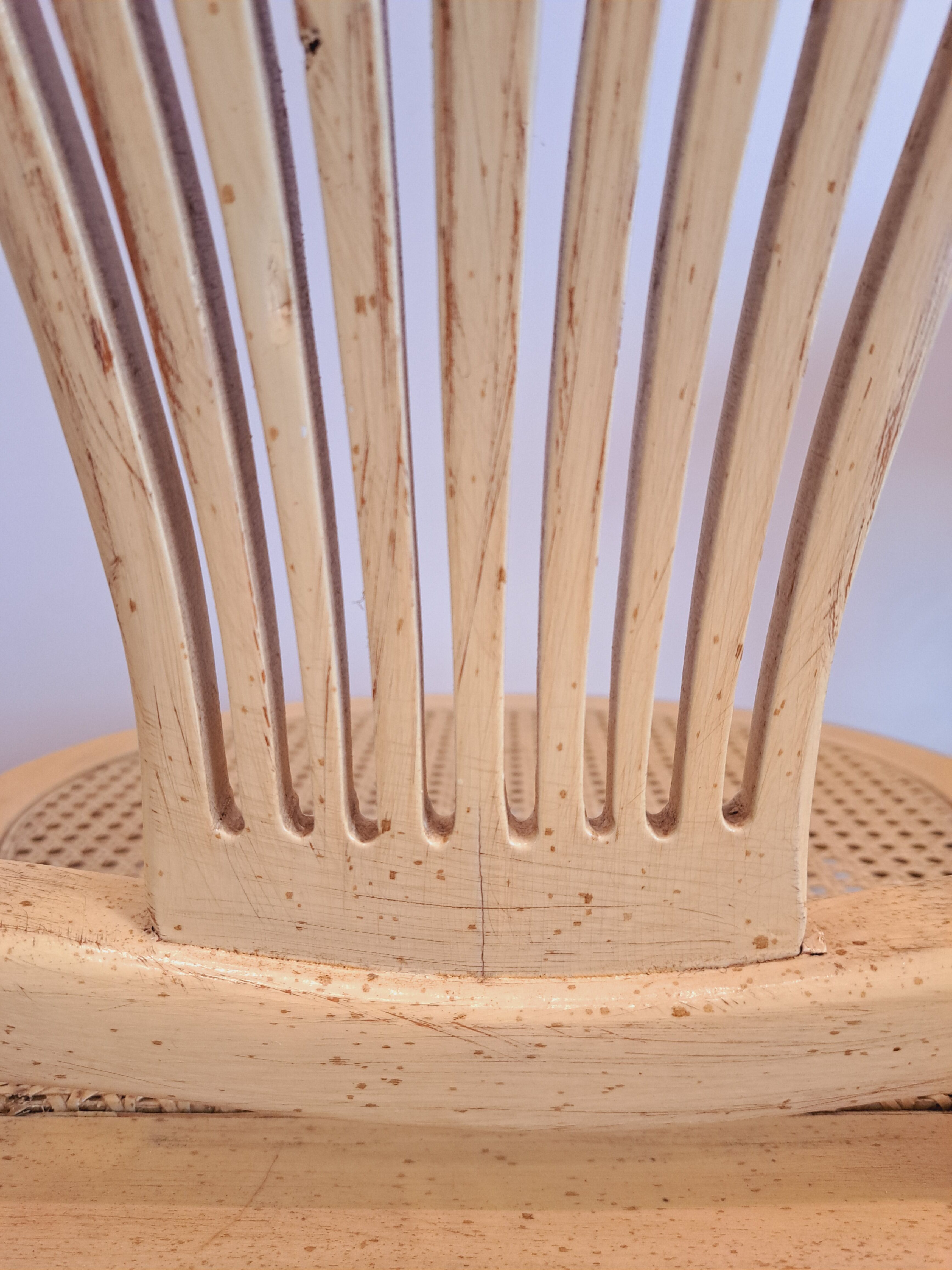 Provencal yellow Louis XVI style chair