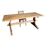 Monastery table, solid wood, country - farmhouse table