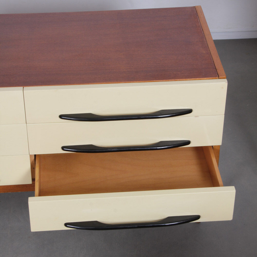 Vintage wooden desk from the 1960s