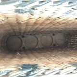 Rattan umbrella holder circa 1940