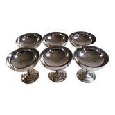 6 ice cream cups with Letang Remy spoons