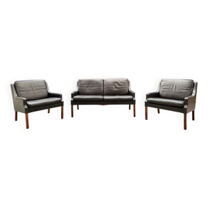 Canapé et 2 fauteuils - scandinaves