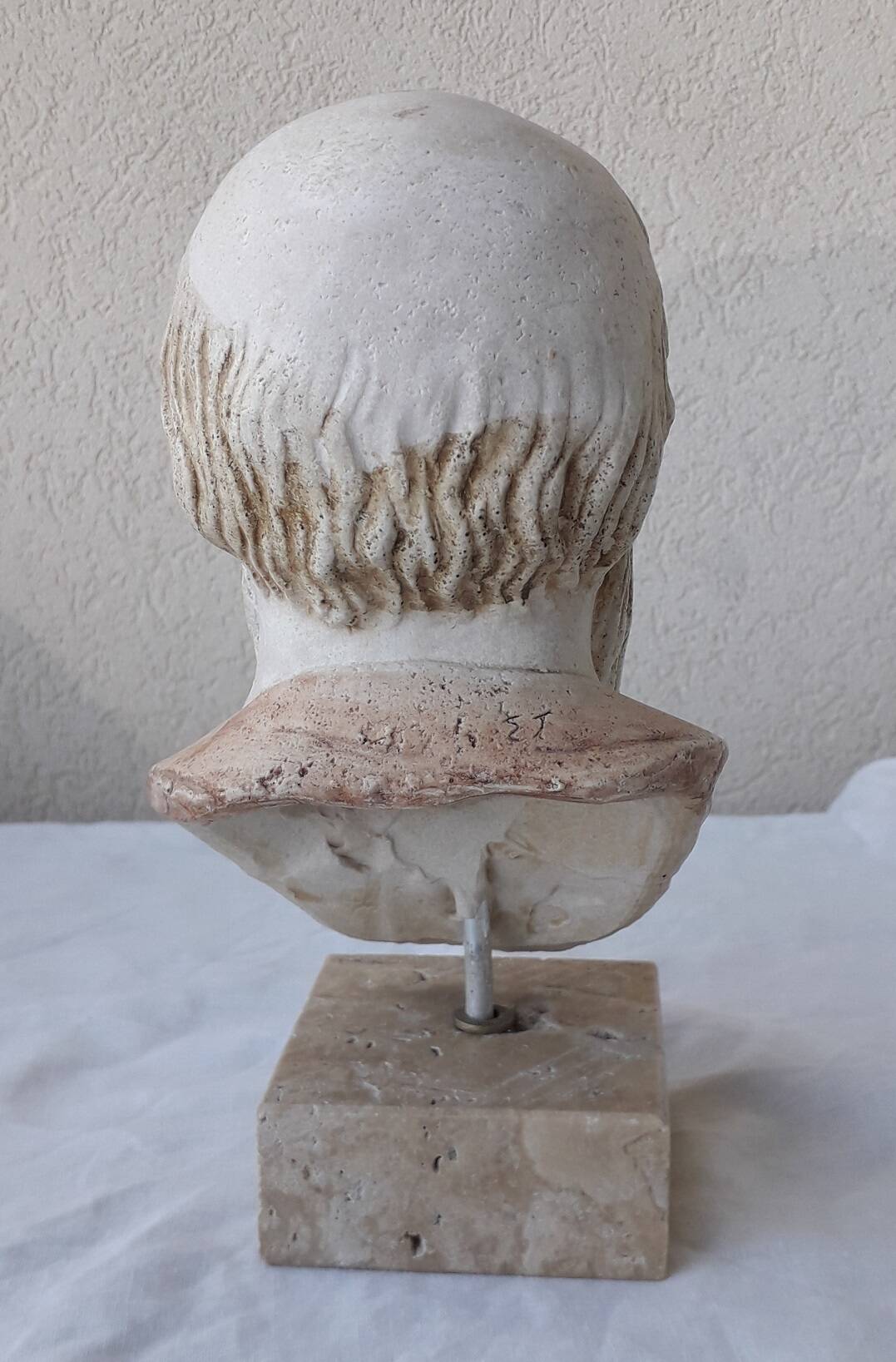 Greek bust of Socrates