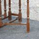 Solid wood folding dining room table
