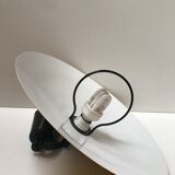 Oscar yellow and white metal pendant light, made in Italy