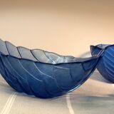 Vintage fruit cups leaf shape - royal blue