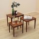 Set of three rosewood coffee tables, Danish design, 1960s, made in Denmark