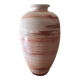Large contemporary vase in iridescent ceramic