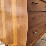 Designer wooden chest of drawers from the 60s
