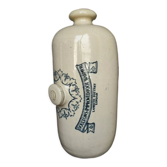 Lamberth Pottery London hot water bottle/foot warmer in old stoneware