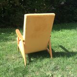 Vintage chair feet yellow compass - 60s