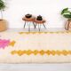 Traditional handmade Beni Ouraine rug, size 150 x 250 cm