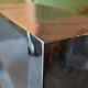 Contemporary Stainless Steel Reception Desk