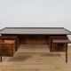 Large Mid-Century Freestanding Rosewood Desk, Denmark, 1960s
