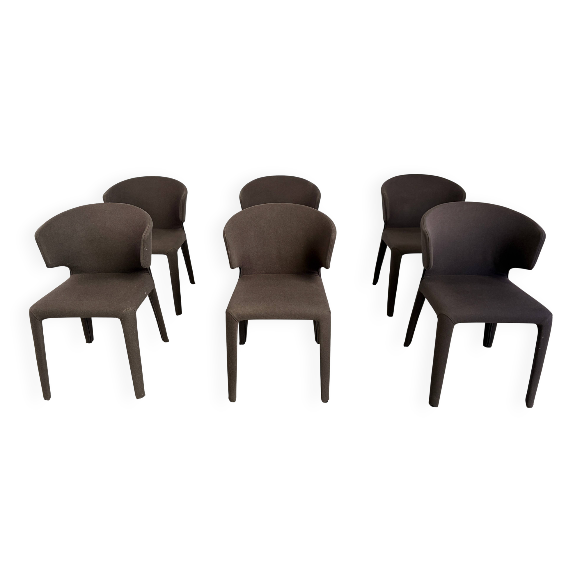 Hola 367 chairs by Hannes Wettstein for Cassina, 2006, set of 6