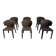Hola 367 chairs by Hannes Wettstein for Cassina, 2006, set of 6