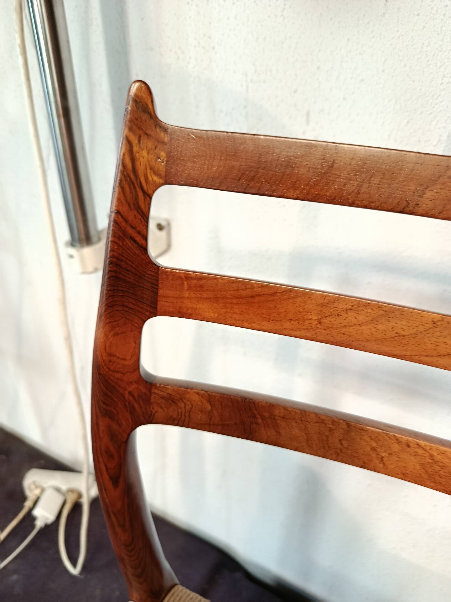 Chaises no78 palissandre/ corde Niels Otto Moller