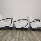 Armchairs by Jindrich Halabala, 1940s, Set of 3
