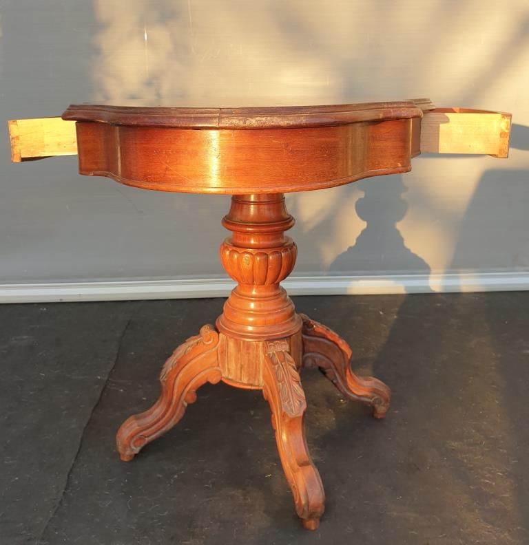 Napoleon III violin table with 2 drawers for inspired musician