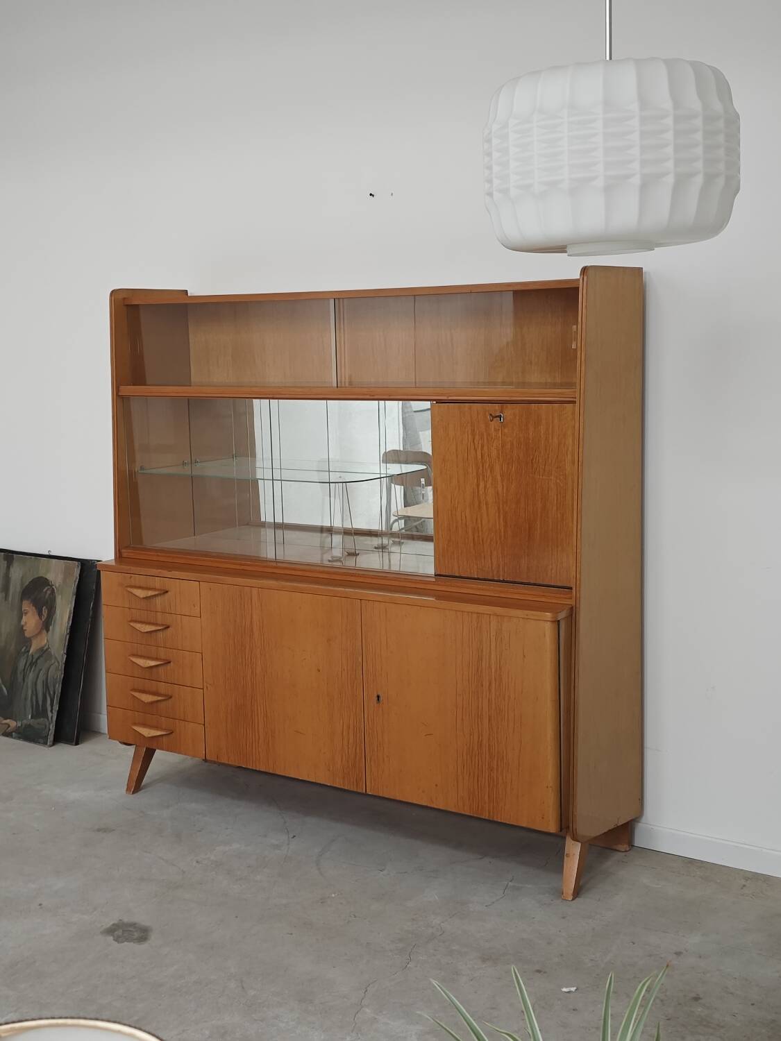 Vintage Czech display cabinet by Frantisek Jirak for Tatra 1960