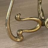 Art Nouveau style chandelier in solid brass