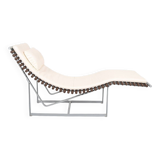 German Spine Back Lounge Chair Chaiselongue by Peter Strassl 70s