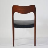 Set of four Niels Møller chairs Model 71 for J.L Møller