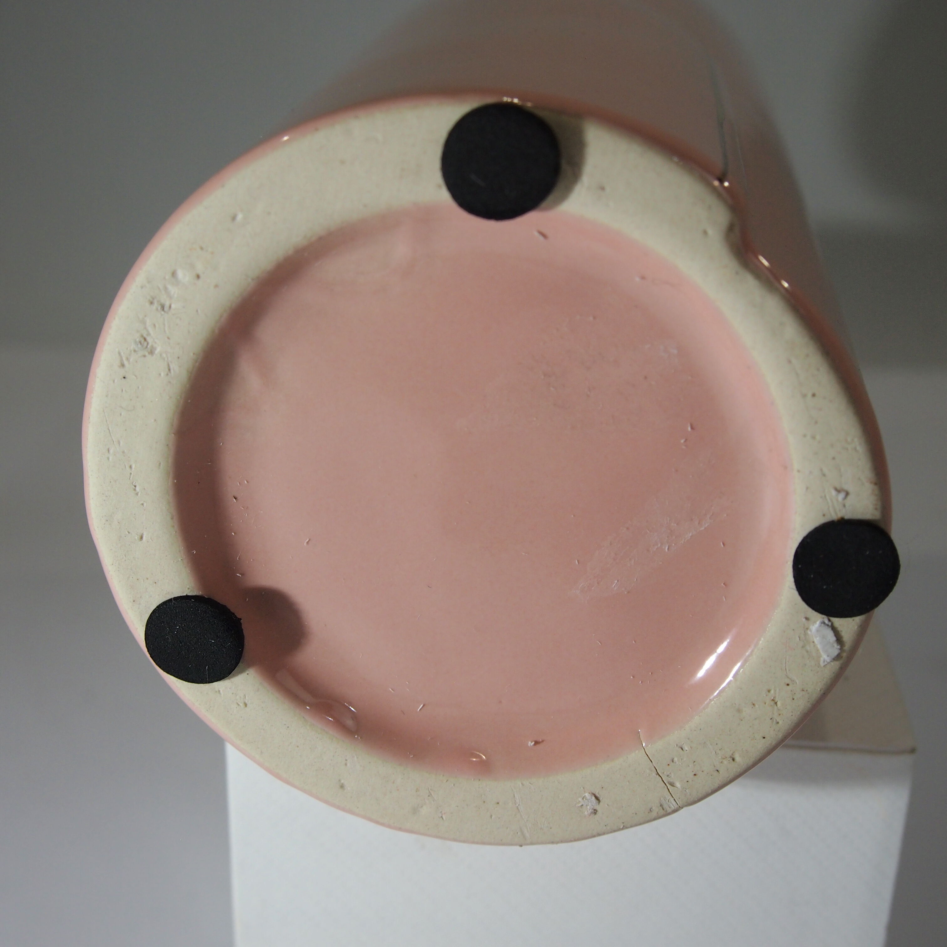 Pink/vintage ceramic vase