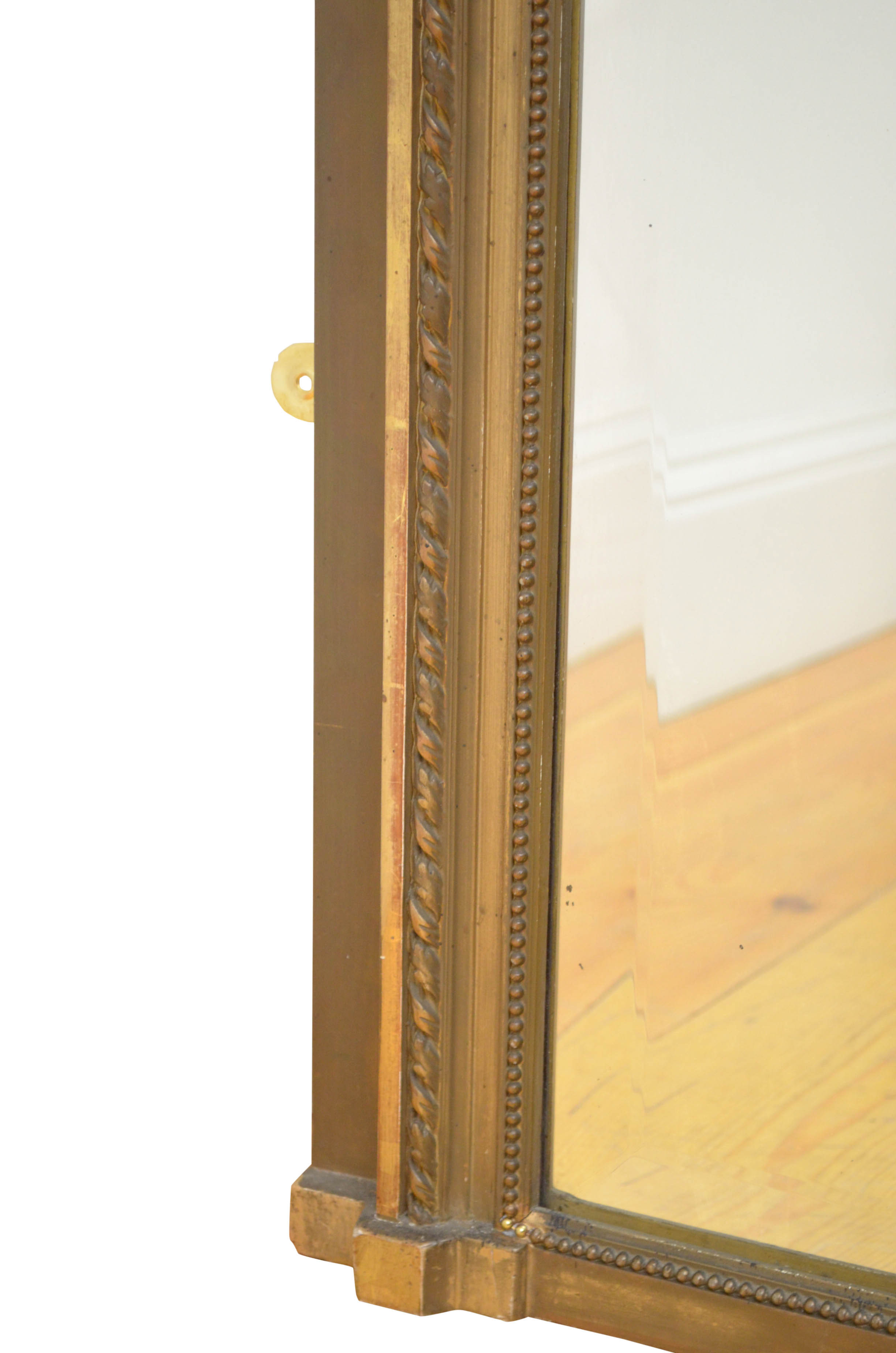 19th century trumeau mirror - 142x85cm