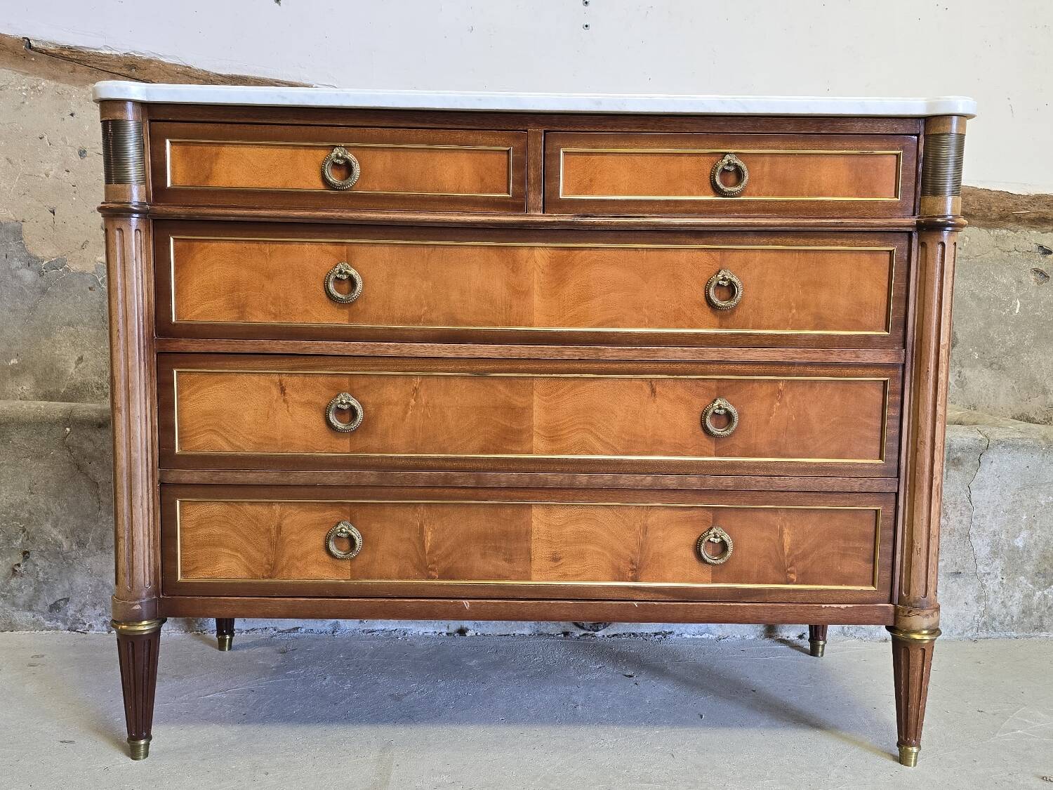 Louis XVI style chest of drawers