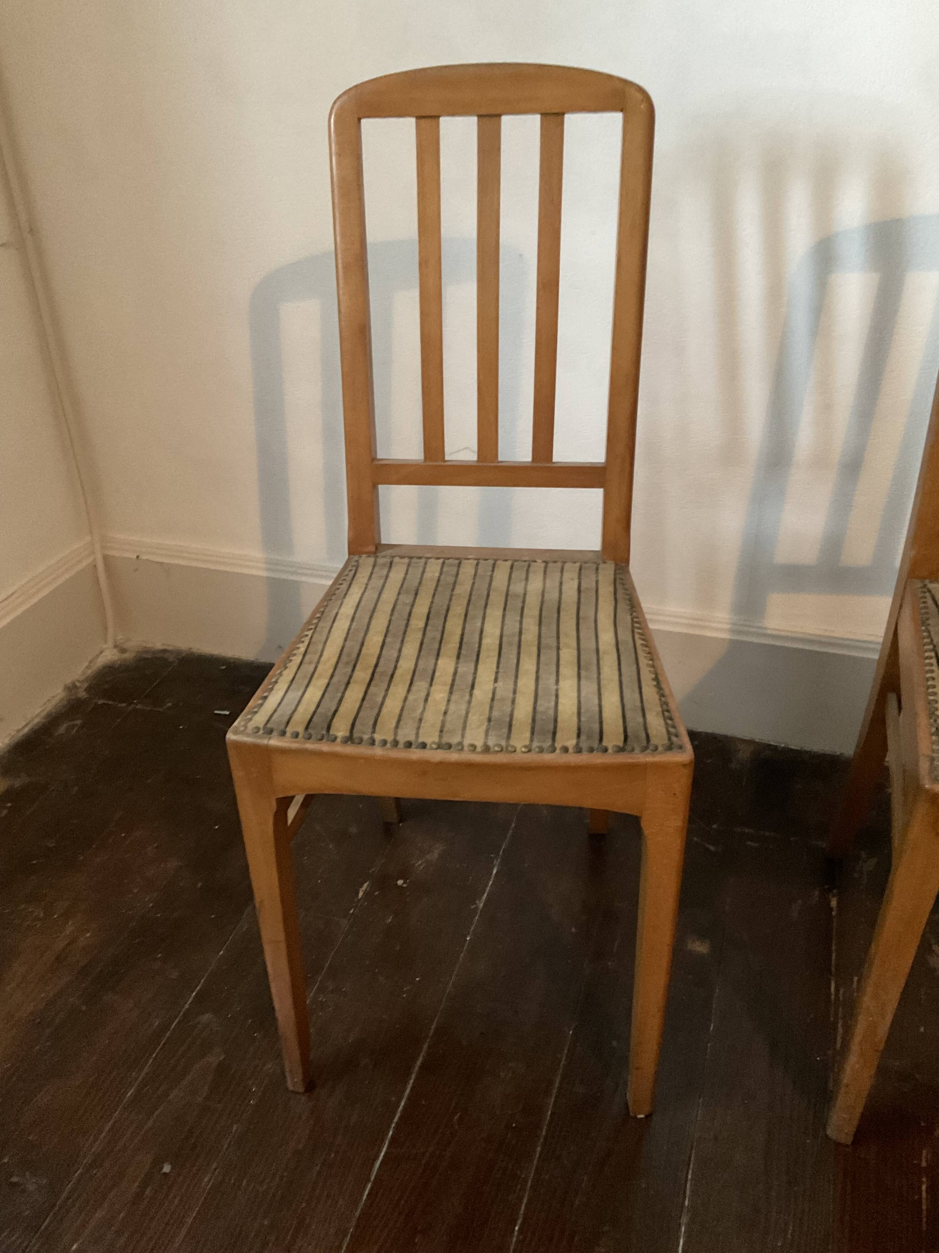 Pair of art deco chairs